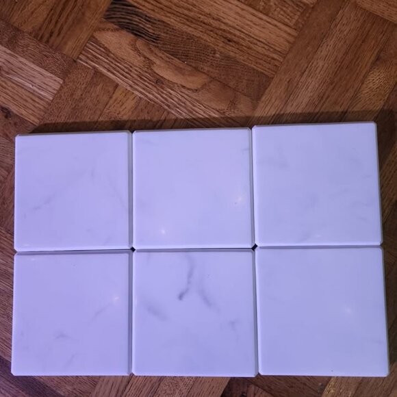 Handmade acrylic marble coasters - Picture 3 of 3